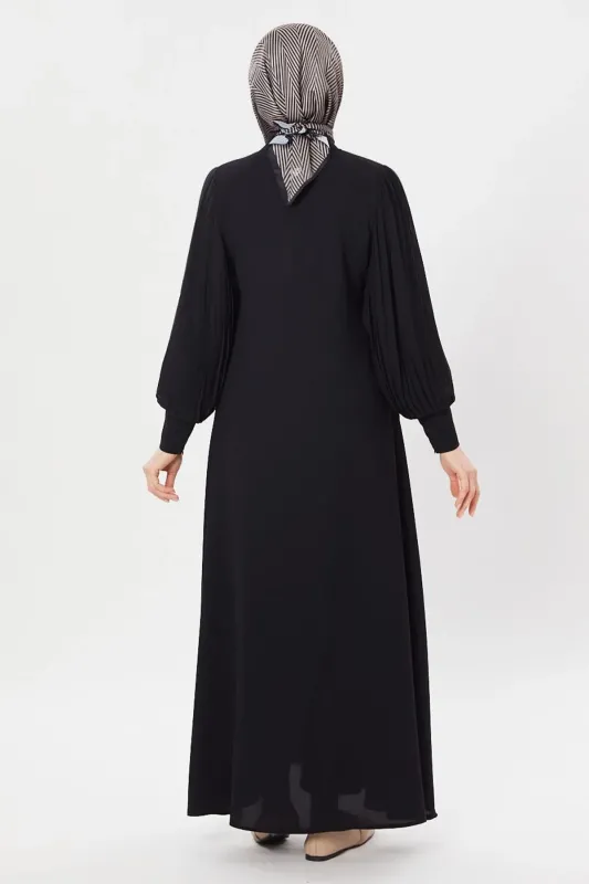 Ananas Detaylı Ferace Abaya - 2