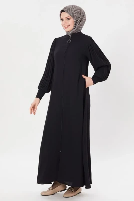 Ananas Detaylı Ferace Abaya - 7